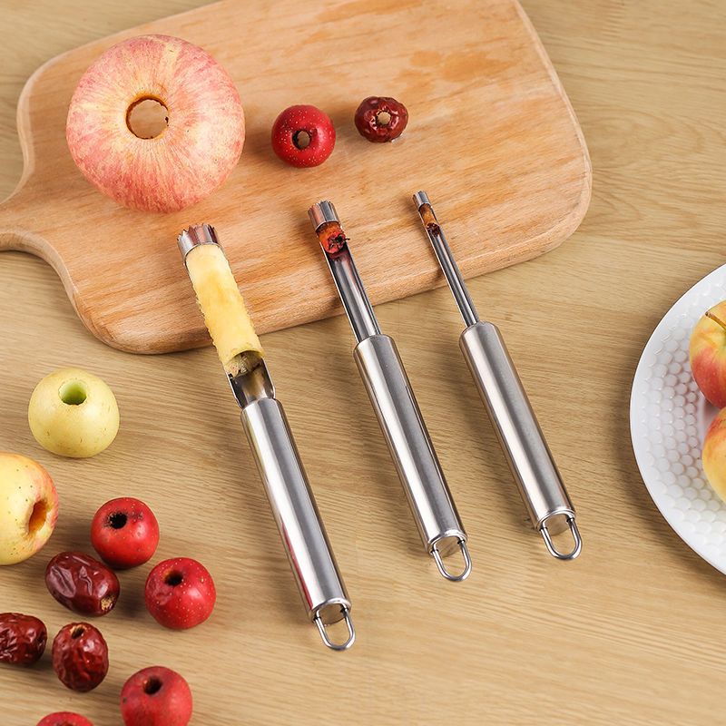 สแตนเลสพุทรา corer, apple และ pear corer, ผลไม้ในครัวเรือน core corer เครื่องมือ