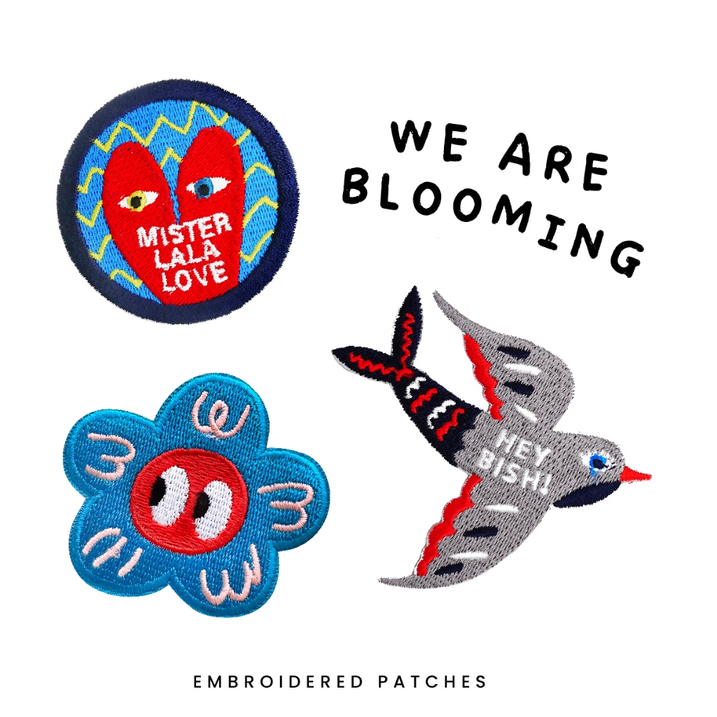 ชุดตัวรีดลายปัก we are blooming