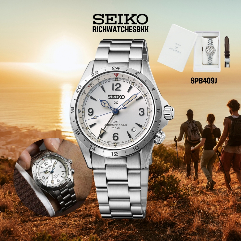 นาฬิกา SEIKO รุ่น PROSPEX Alpinist Mechanical GMT Seiko Watchmaking 110th Anniversary Limited Edition (SPB409J)