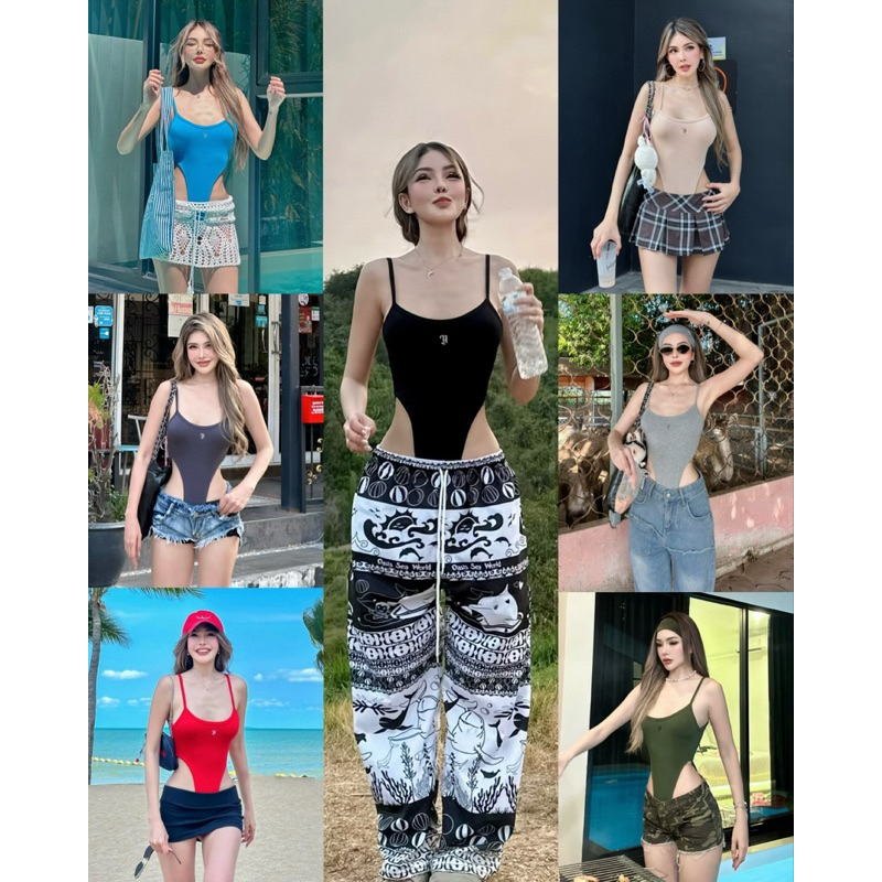 HH660🩶 Jane High-Cut Bodysuit (490.-)