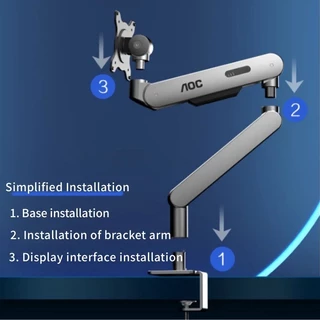 ขาตั้งจอ AOC AM400 Series Single Desk Monitor Arm for monitors from 17" to 34" รองรับน้ำหนัก 2-9kg - รับประกัน 3 ปี
