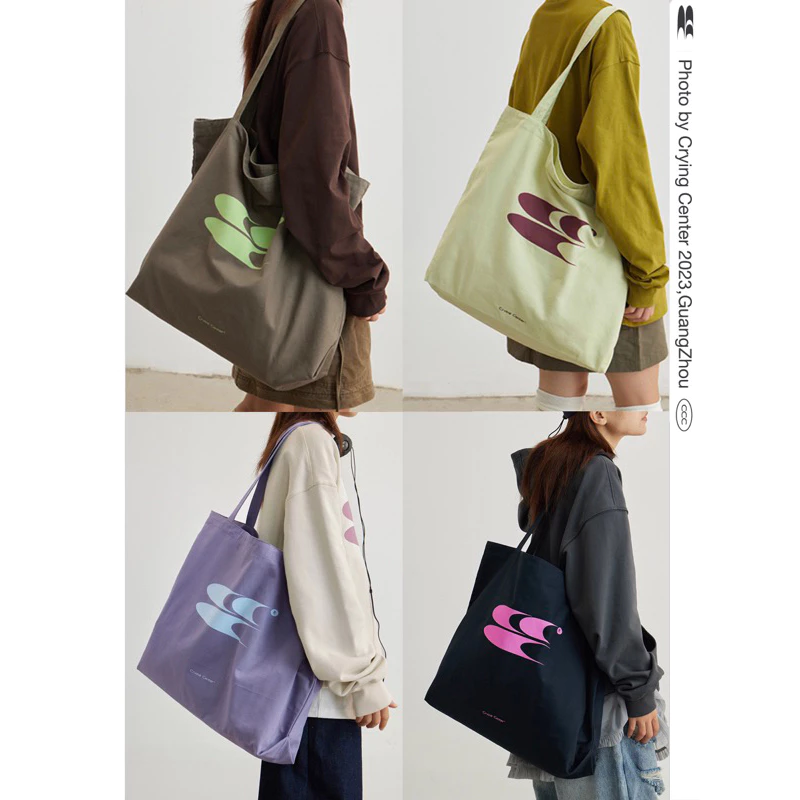 CryingCenter กระเป๋าผ้าแคนวาสใบใหญ่ Canvas Bag 2023