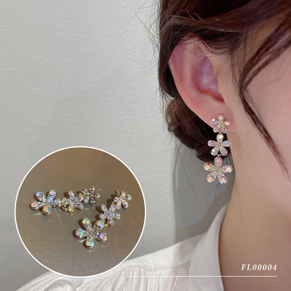 ส่งฟรี!! Sweetssparkles ต่างหู สไตล์เกาหลี ก้านเงิน𝑆𝑖𝑙𝑣𝑒𝑟 92.5%  ต่างหูมุก แฟชั่น พร้อมส่ง Earring F