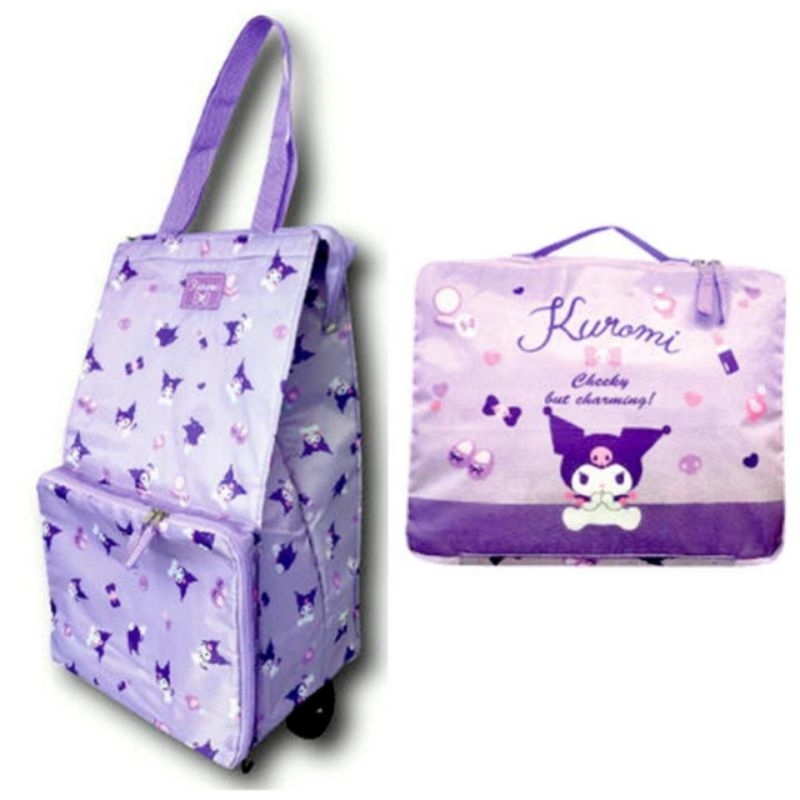 กระเป๋าล้อลาก กระเป๋า ลาย Sanrio นำเข้าจากประเทศญี่ปุ่น พับเก็บได้ เหมาะพกไปเดินทาง