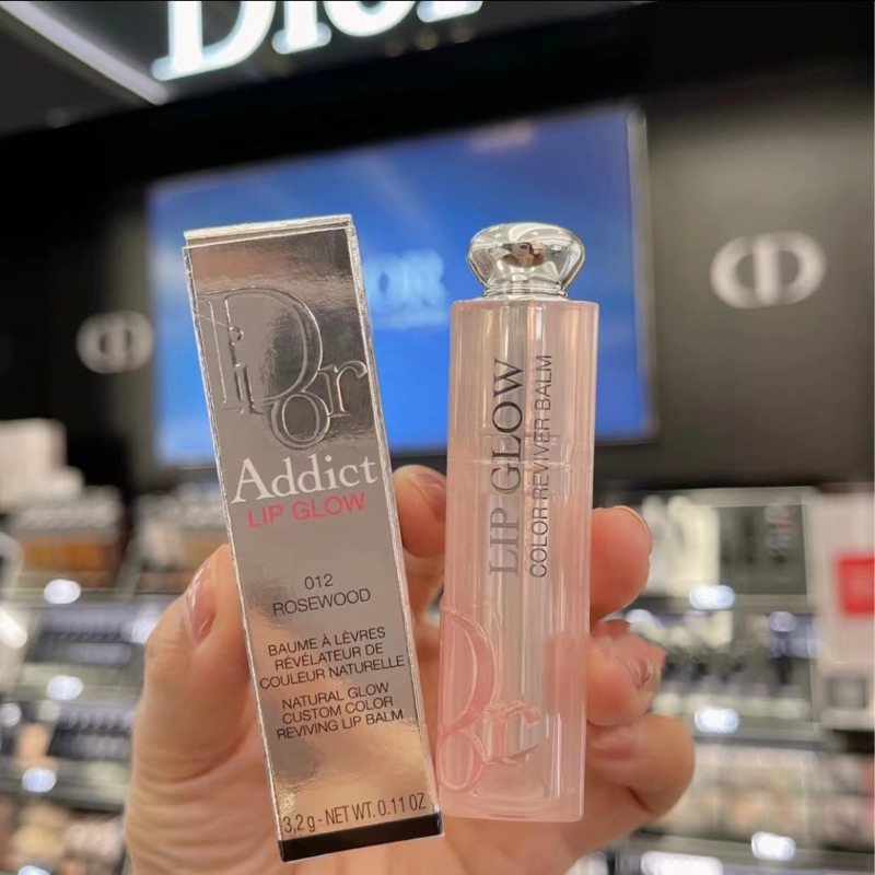 【เวอร์ชั่นใหม่】Dior Addict Lip Glow #012#1947#Dior8#004#001 3.2g ลิปมัน dior ของแท้