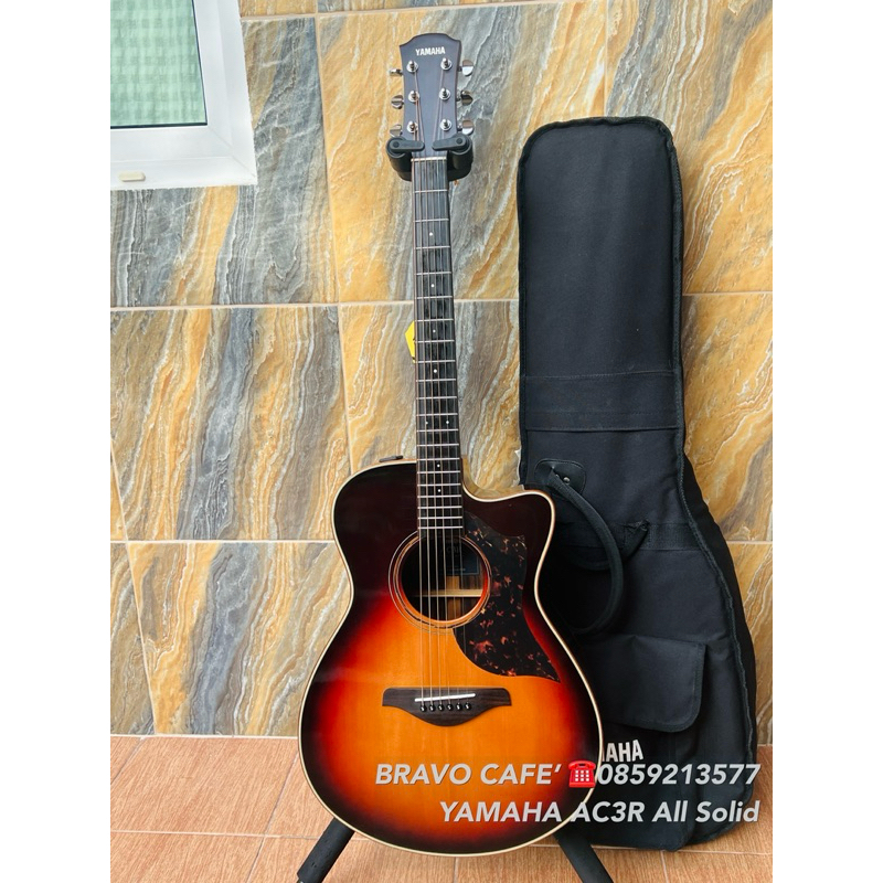 Yamaha Guitar AC3R กีต้าร์โปร่งไฟฟ้ามือสอง All Solid