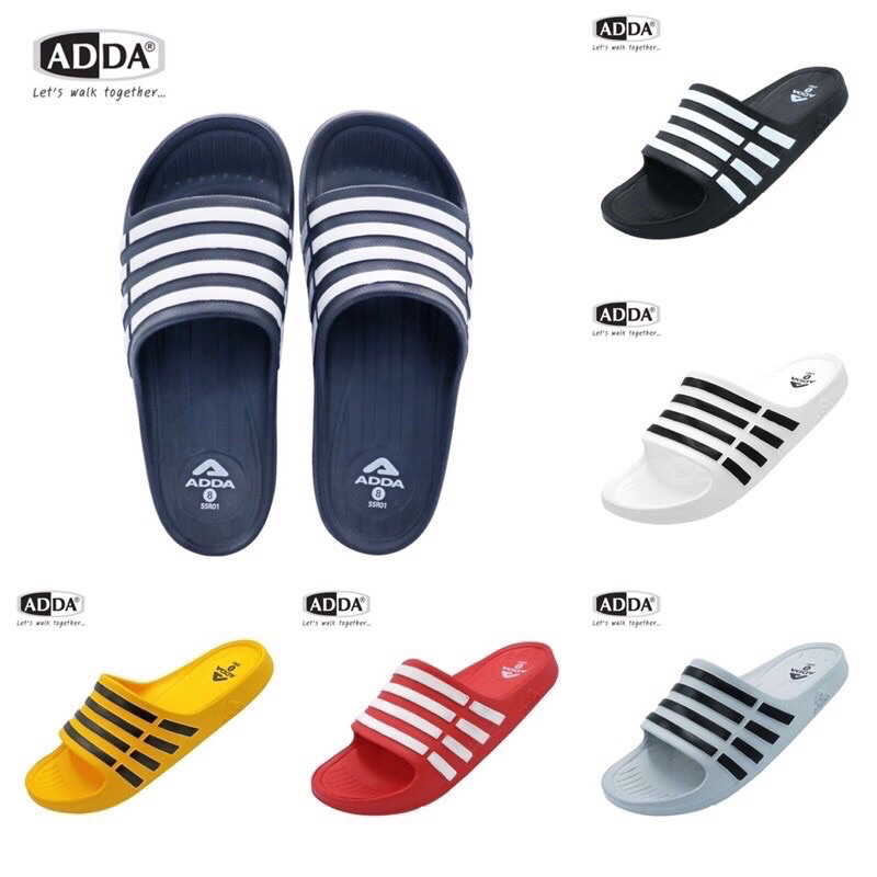 ยี่ห้อAdda55R01 รองเท้สยางแบบสวมทันสมัย