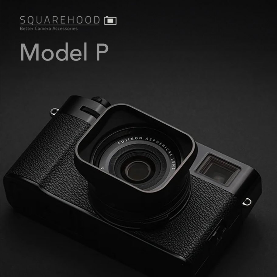 SquareHood Model P Fuji X100VI X100V ฮูดเหลี่ยม พร้อม Adapter Ring