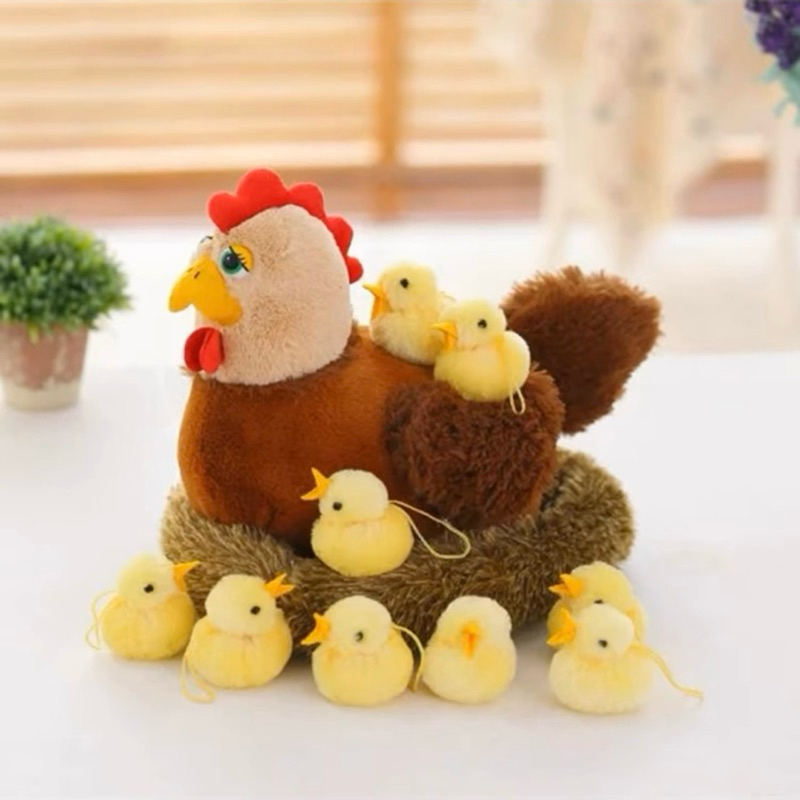 พร้อมส่ง🇹🇭 ตุ๊กตาไก่จำลอง🐣