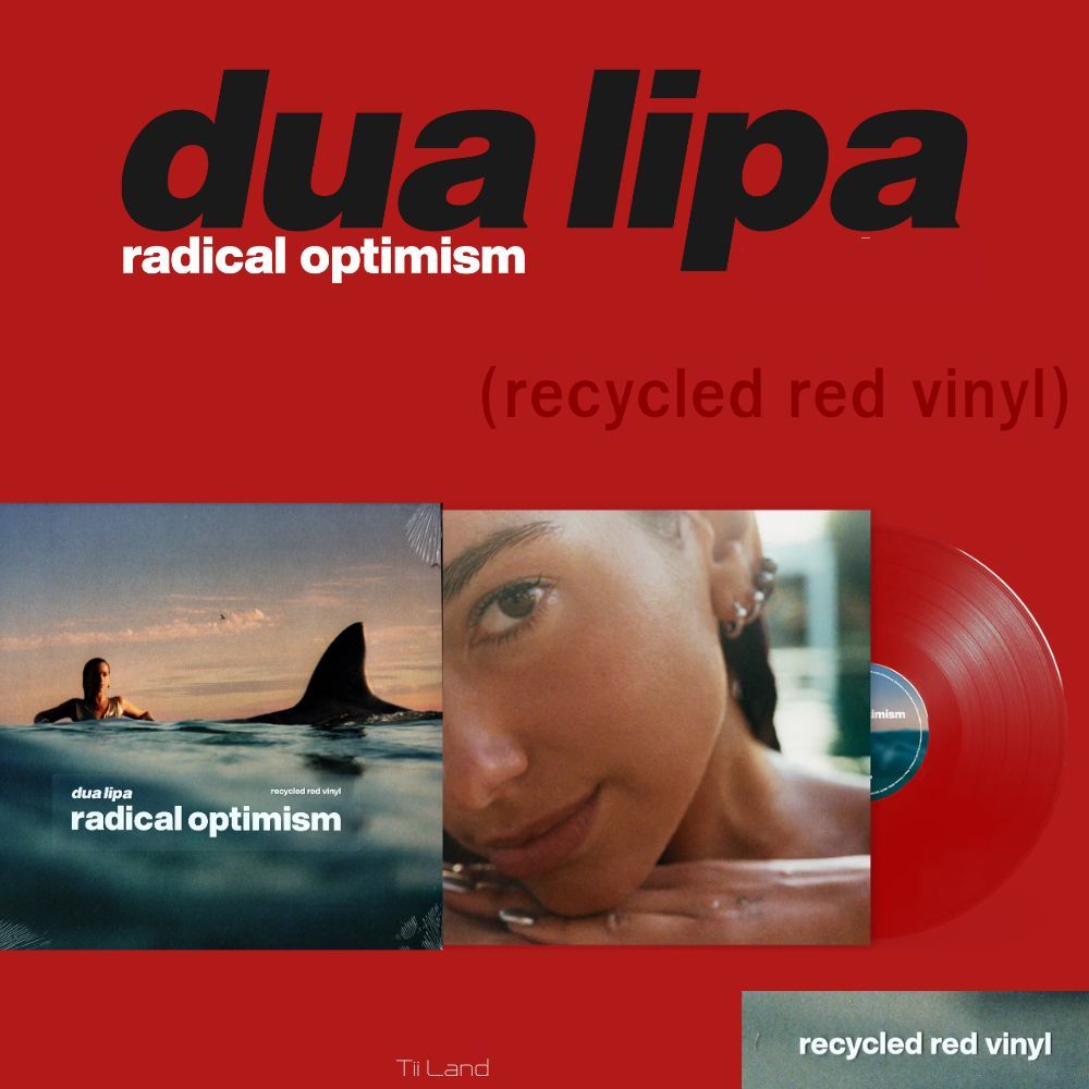 แผ่นเสียง Dua Lipa: radical optimism (recycled red vinyl) (ใหม่/ซีล) ปี 2024