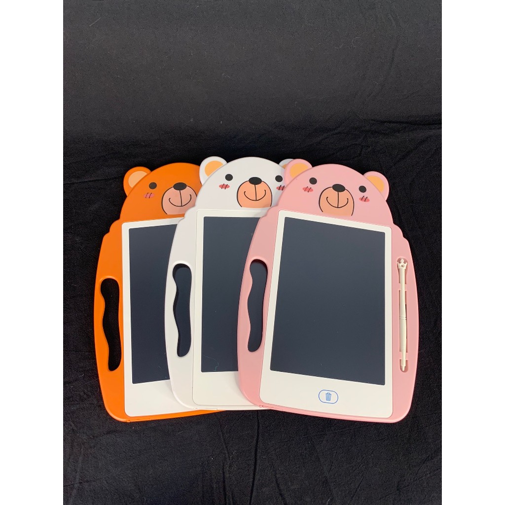 พร้อมส่ง บอร์ดวาดภาพกราฟฟิติ้ หน้าจอ LCD ลายการ์ตูน 9 นิ้ว ของเล่นเสริมการเรียนรู้ สำหรับเด็ก