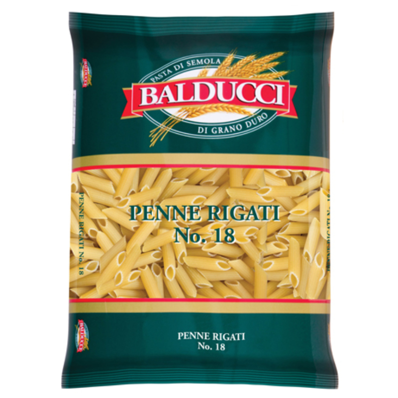 บัลดุชชี่ เส้นพาสต้า เพนเน่ ริกาติ เบอร์ 18 500 กรัม - Penne Rigati No.18 Pasta 500g Balducci brand