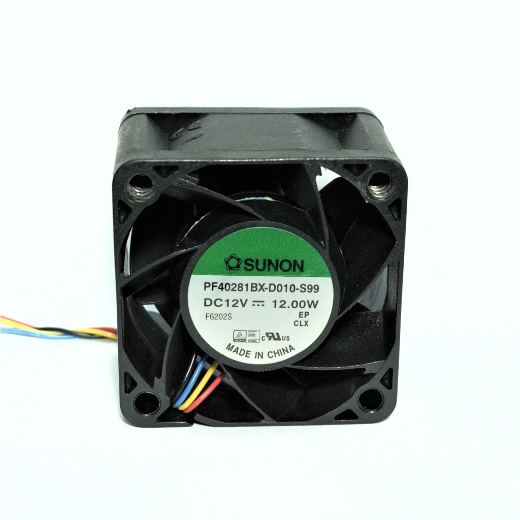พัดลมระบายความร้อน 1.5 นิ้ว 12V 12.00W ยี่ห้อ SUNON รุ่น PF40281BX-D010-S99