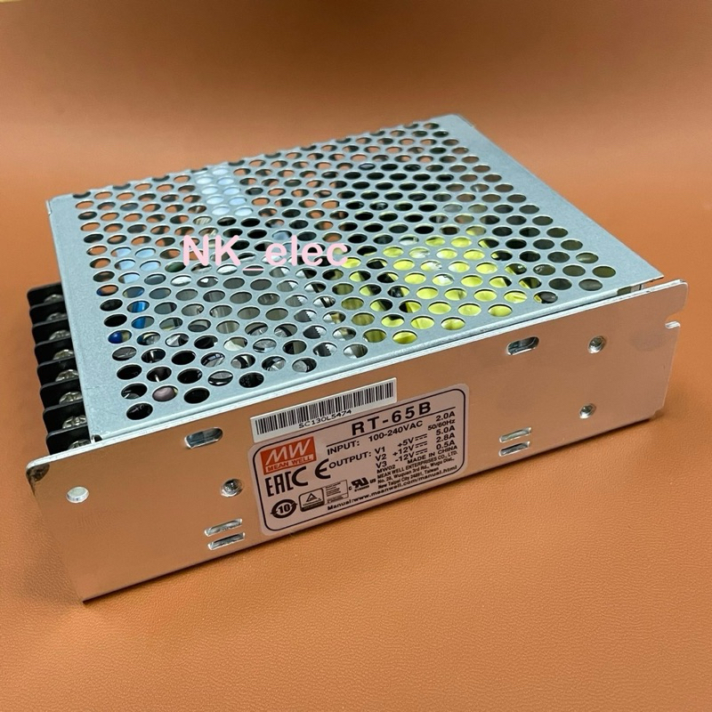 RT-65B Switching Power Supply INPUT : 100-240VAC OUTPUT : + 5VDC 5A + 12VDC 2.8A - 12VDC 0.5A