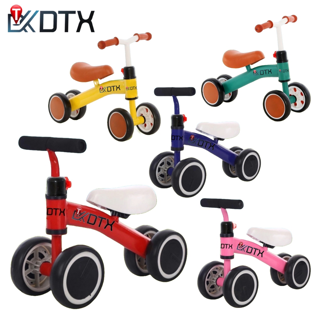 DTX จักรยาน ขาไถ 4ล้อ รถฝึกสมดุล จักรยานเด็ก รถบาลานซ์ ขาไถมินิ ของเล่นเด็ก