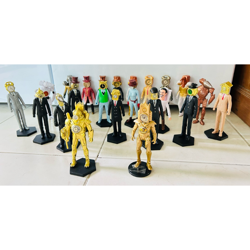 ของเล่น skibidi toilet tv man camera man speaker man โมเดลขนาด 5-10 cm.