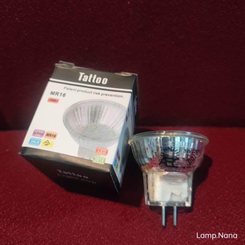 LED MR11 220V 3W DL 6500K/WW 3000K G5.3 Tattoo