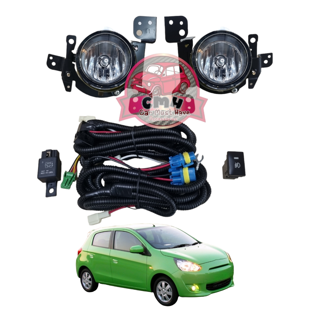 ไฟตัดหมอก สปอร์ทไลท์ MITSUBISHI MIRAGE มิตซูบิชิ มิราจ 2012 2013 2014 2015
