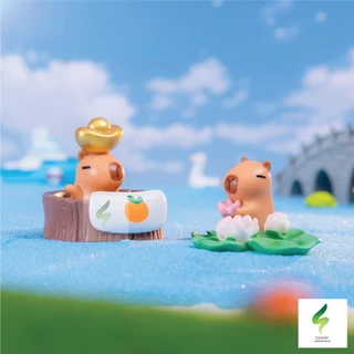 ตุ๊กตา คาปิบาร่า Capybara Capibala น่ารัก Micro-landscape Creative สำหรับตกแต่งสวนถาด ตกแต่งบ้าน อื่นๆ