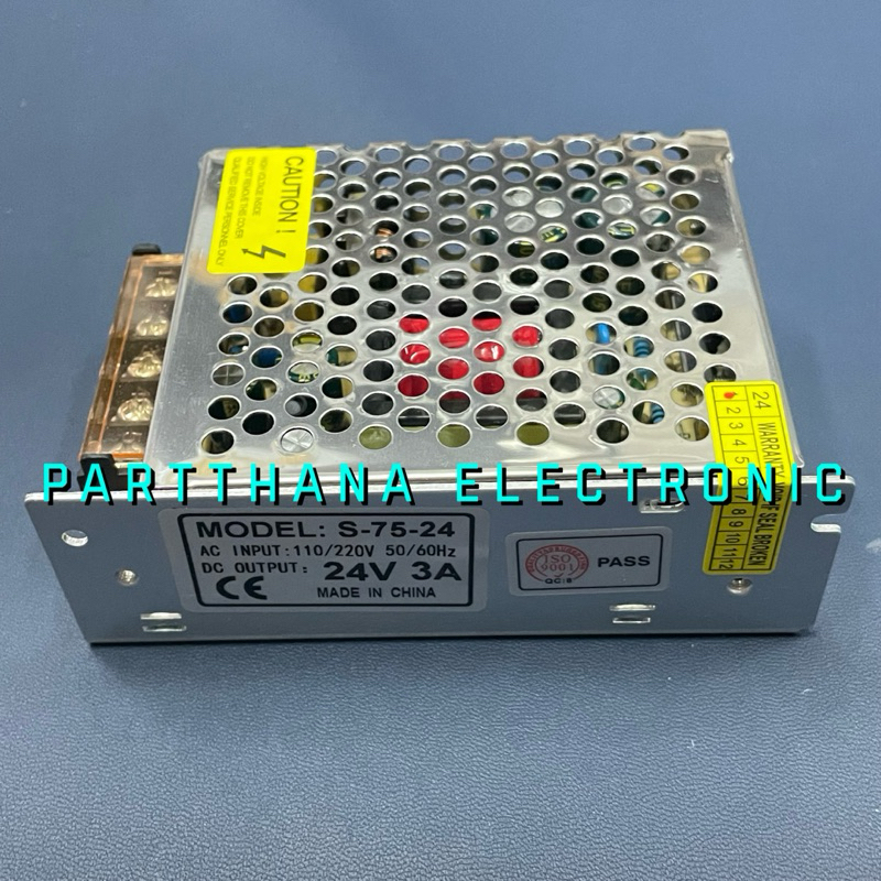 S-75-24 POWER SUPPLY 24V 3A พร้อมส่งในไทย