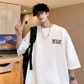 M-10XL เสื้อยืดคอกลม แขนสั้น สกรีนลายเท่ห์ๆแนวเกาหลี สเปนเด็กซ์ ใส่ได้ทั้งชายและหญิง พร้อมส่งในไทย
