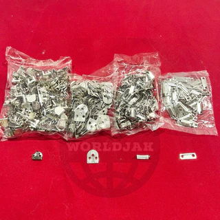 ***ขายเซ็ตละ 12 ชุด*** ตะขอ 3 ขา ตะขอตอก ใส่กางเกง กระโปรง ตราระฆัง เกรด A คุณภาพดี (สินค้าพร้อมส่ง)
