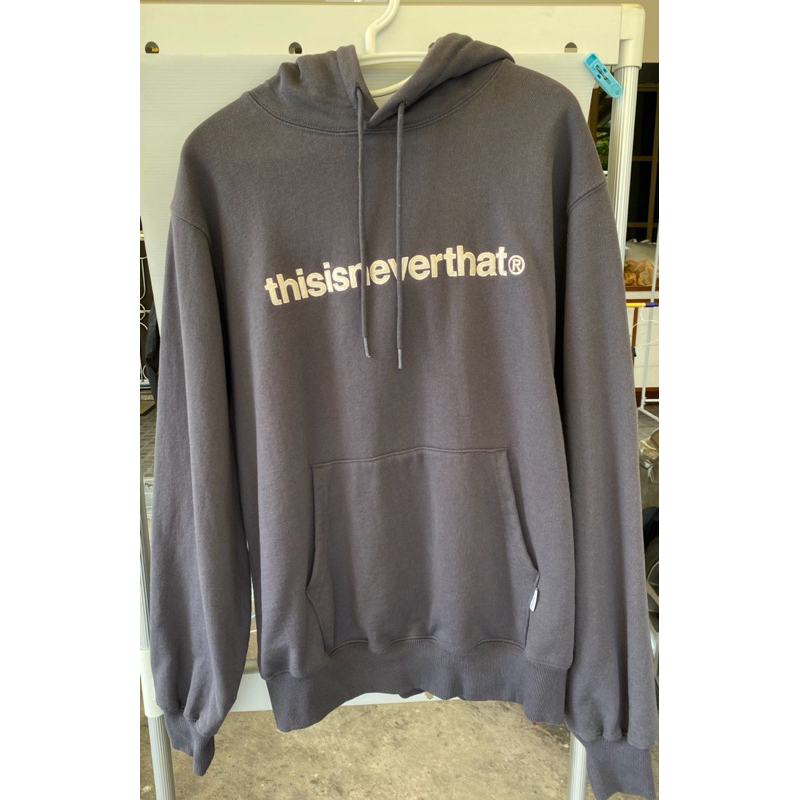 เสื้อ Hoodie thisisneverthat size S สี Dark Gray ของใหม่