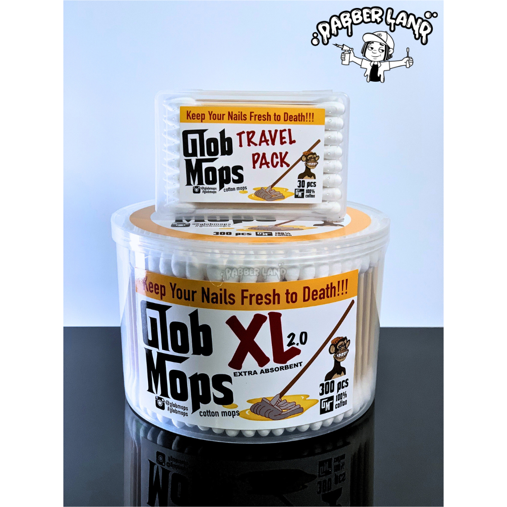 Glob Mops XL 2.0 / Travel Packs / XL Bendables สำลีคัตเตอร์บัตทำความสะอาด Quartz Banger