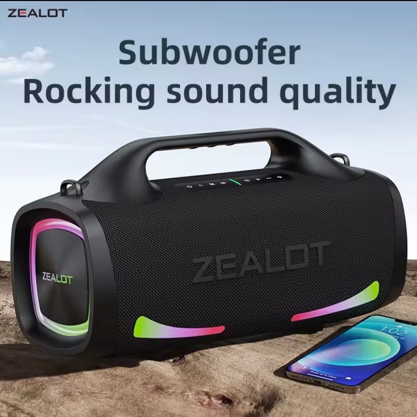 SP MOBILE ใหม่ Zealot ลำโพงบลูทูธ รุ่น S79 เสียงดังสะใจ เบสแน่น กำลังขับ 80W RMS พกพาสะดวก มาพร้อมหู