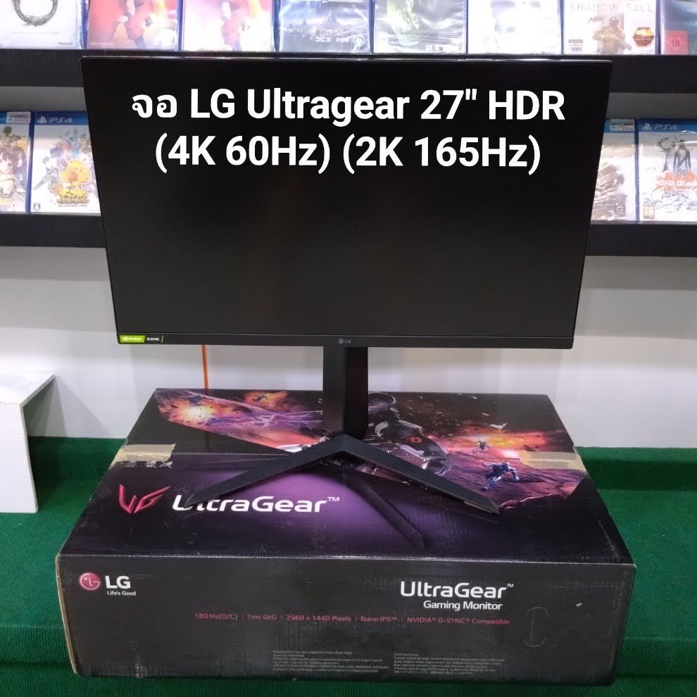 มือ2 LG Ultragear 27" 27GP850-B IPS HDR (4K-60Hz / 2K-168HZ) สภาพใหม่ จอคอมมือสอง