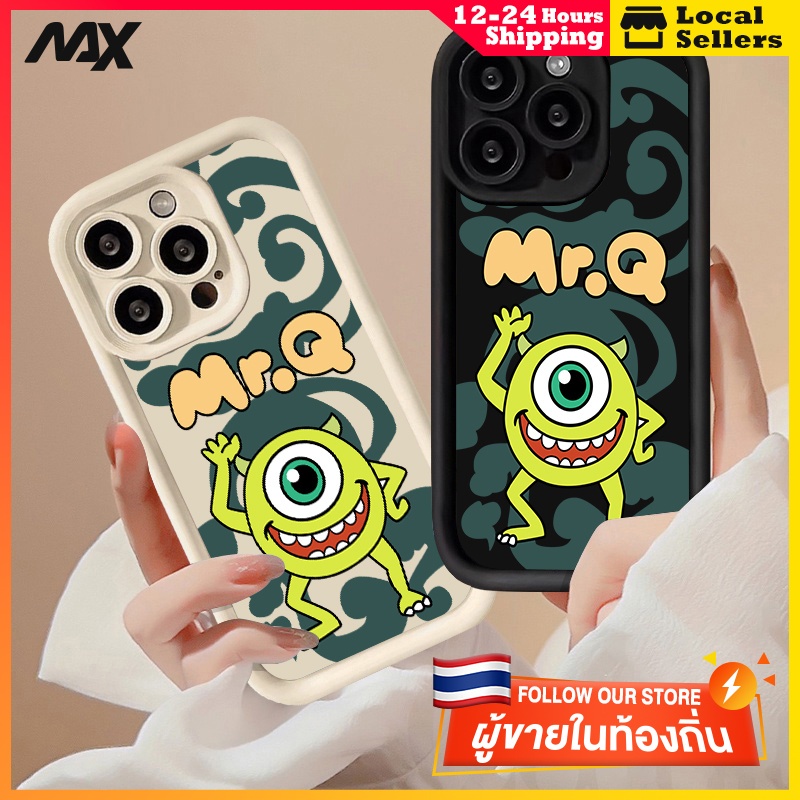 กรณีโทรศัพท์มือถือนุ่มกันกระแทกมอนสเตอร์บริษัทไซคลอปส์ for IPhone 13 15 7Plus 14 12 11 Pro MAX 8 6 7 6S Plus X XR XS