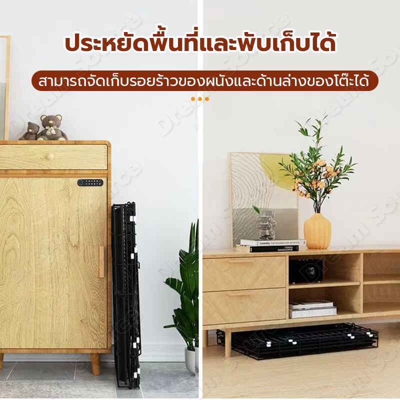 กรงสุนัข กรงสัตว์เลี้ยงชั้นเดียว กรงแมวสีพับได้ กรงสัตว์เลี้ยงที่ไม่ต้องติดตั้ง วัสดุเข้ารหัสตัวหนา ข้อกำหนดที่หลากหลาย ราคา ถูกที่สุด ดีลบีเคเค แกลเลอรีภาพที่ 6