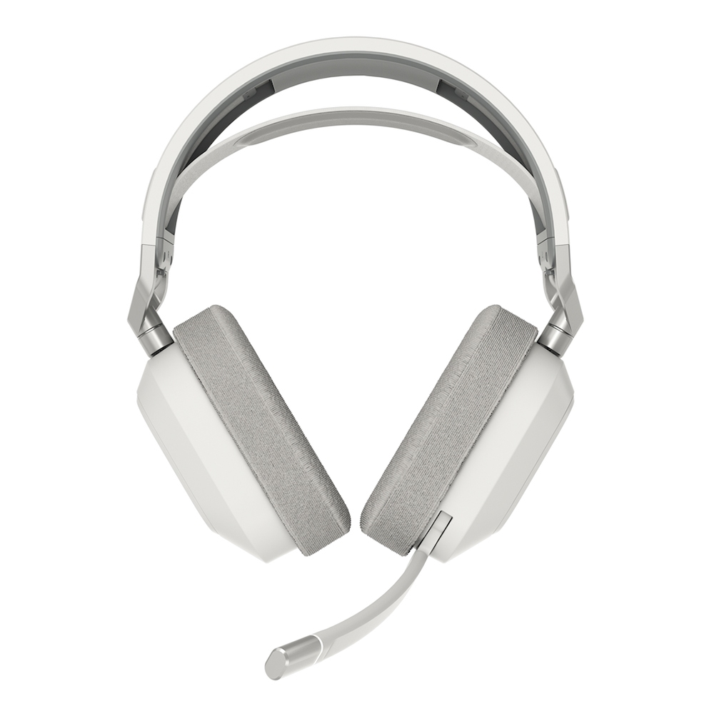 WIRELESS HEADSET (หูฟังไร้สาย) CORSAIR HS80MAX WIRELESS RGB WHITE (CA-9011296-AP)