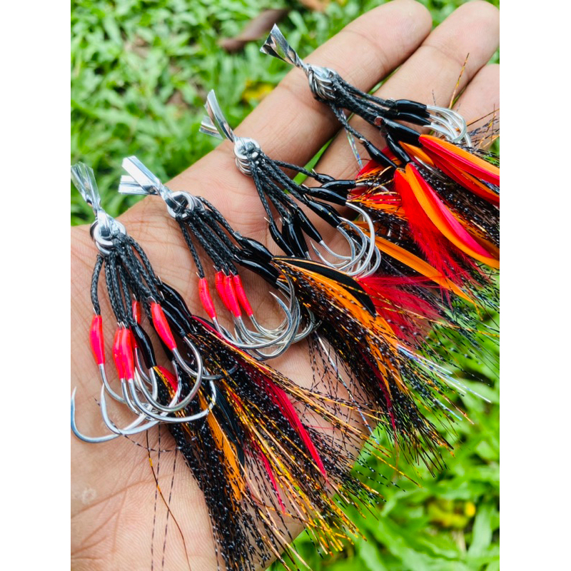 ชุดเบ็ดจิ้ก Fudo hook 🇯🇵เบอร์1 📌ราคาต่อ1ชุดหรือ1คู่ตัวเบ็ด📌