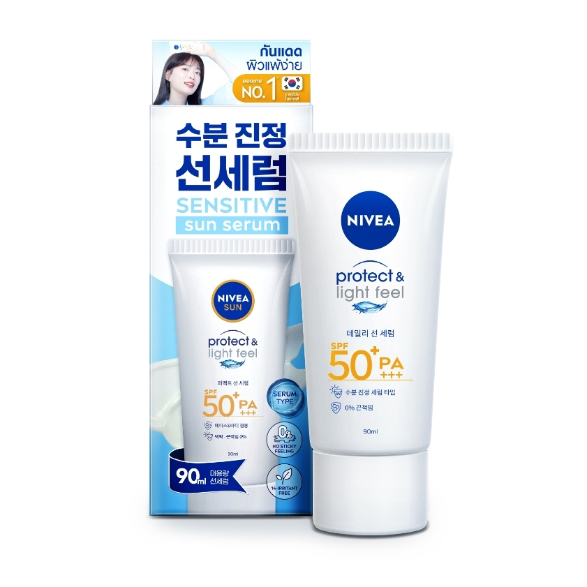 Nivea Sun Sensitive Protect & Light Feel SPF50+ PA+++ 90 ml