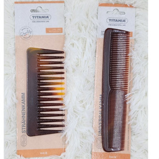 หวีซี่ ห่างสั้น ซี่ยาว หวีสางผม ทิทาเนีย ผลิตเยอรมันแท้ แข็ง…