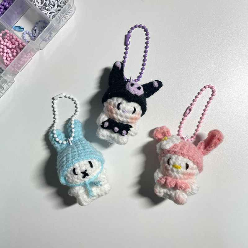fav.jellyfish | พวงกุญแจ My melody | Kuromi | Miffy 🩷🖤💜🩵