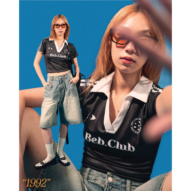 ส่งต่อ BEB.CLUB "1992 cropped polo" เสื้อคร็อปโปโล