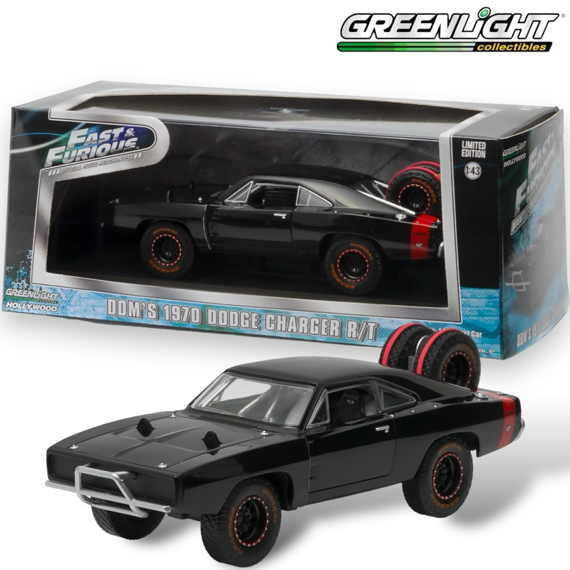 Greenlight | DOM'S 1970 DODGE CHARGER R/T Fast&Furious สเกล 1:43