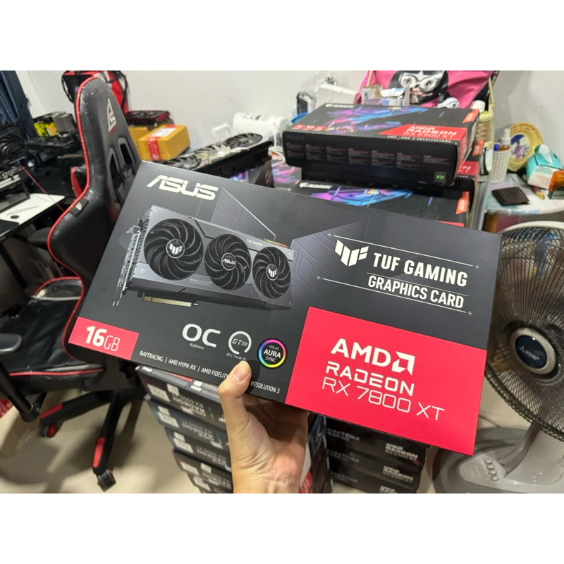 RX7800XT 16GB ASUS TUF GAMING OC มือสอง ประกันศูนย์ไทย