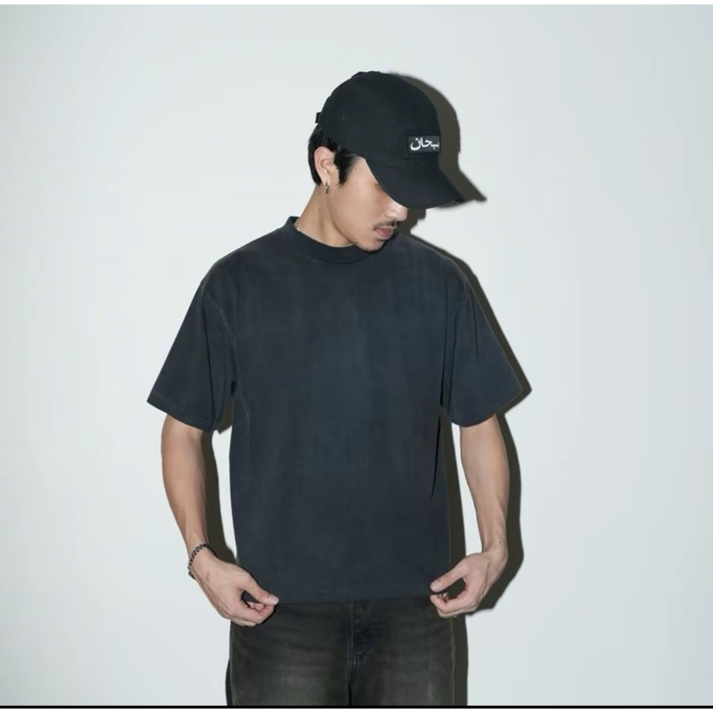 ULTIMATE blank boxy fade t-shirt เสื้อยืดเปล่าทรงครอป
