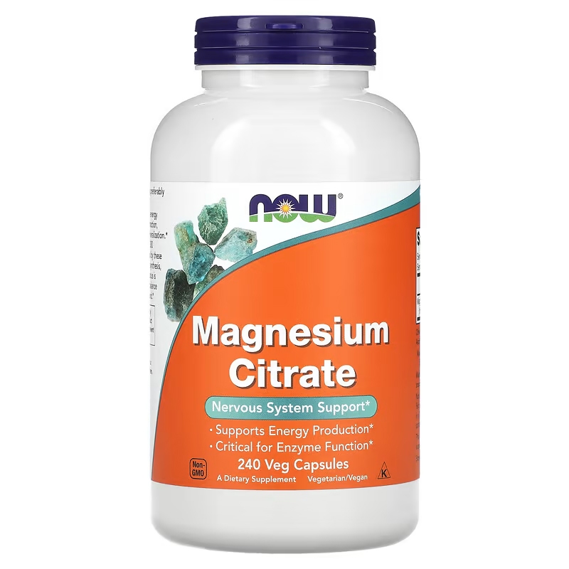 NOW Foods Magnesium Citrate Veg Capsules