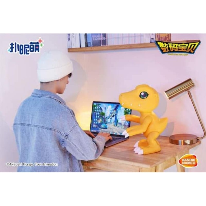 (เปิดจอ ง) Digimon Adventure Agumon (Bandai) LifeSize