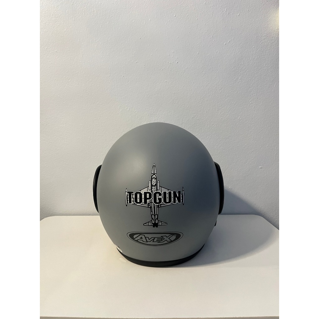 AVEX หมวกกันน็อคเต็มใบทรงนักบิน รุ่น TOPGUN แบบลาย นวมภายในถอดซักได้ - รูปที่ 4