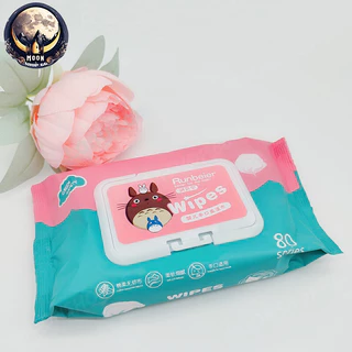 ทิชชู่เปียกทำความสะอาด Baby Wipes ทิชชู่เปียกเด็ก กระดาษทิชชู่เปียก ทิชชูเปียก 80 แผ่น เหมาะก ทิชชู่เปียกเด็ก