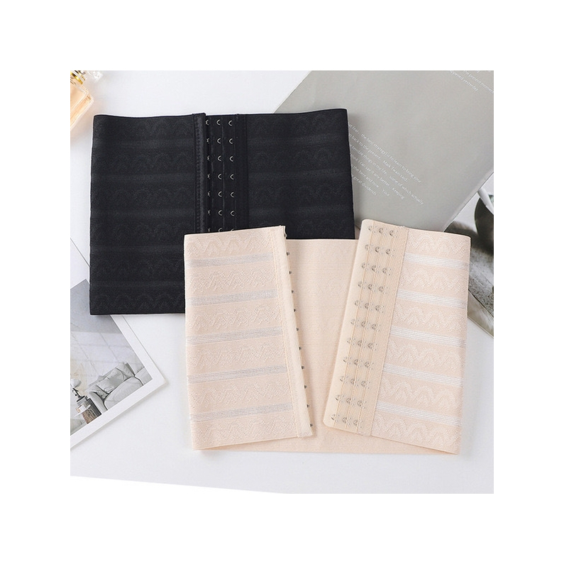 สเตย์รัดหน้าท้อง สเตย์รัดหน้าอก เข็มขัดรัดหน้าท้องกระชับสัดส่วน (แผ่นกว้าง 8 นิ้ว 11ตะขอ)