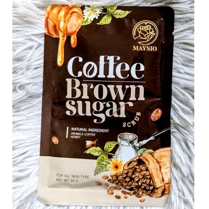 *พร้อมส่ง* สครับกาแฟ 3 ซอง 55 1 ซอง 19 บาท ขนาด 50 กรัม exp. 2026
