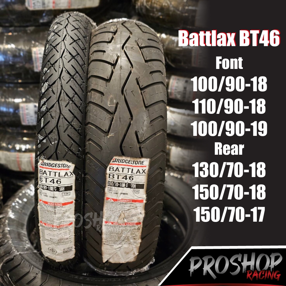 💥ส่งฟรี💥ยาง Bridgestone Battlax BT46 ขอบ 18 17  สำหรับ T120 Triumph Royal Enfield 650 W800