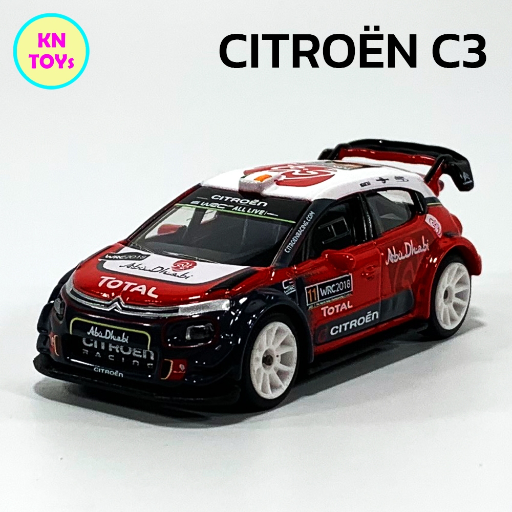 MAJORETTE WRC CARS CITROEN C3 WRC 2018 มาจอเร็ตต์ มาจอเร็ท เวิลด์แรลลี่แชมเปี้ยนชิพ ซีรี่ย์ ซีตรอง ซี3 รถเหล็กสะสม โมเดล