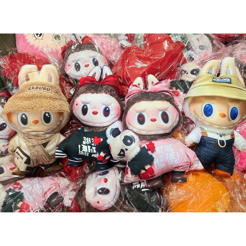 พร้อมส่ง หมอนตุ๊กตาลาบูบู้ Labubu ขนาด 45 cm. ส่งไว